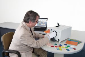 Setting Up A Color Quality Program Spectrophotometer CM-3600A